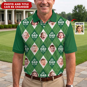 Custom Photo All Over Print Polo Shirt - Personalized Father's Day Birthday Golf Gifts For Dad, Grandpa - Golf Days Are The Best Days