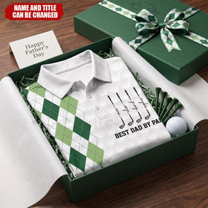 Custom All Over Print Polo Shirt - Personalized Father's Day Birthday Golf Gifts For Dad, Grandpa