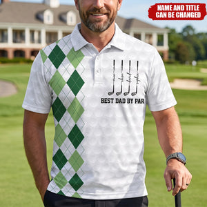 Custom All Over Print Polo Shirt - Personalized Father's Day Birthday Golf Gifts For Dad, Grandpa
