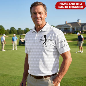 Custom Polo Shirt - Personalized Father's Day Birthday Golf Gifts For Dad, Grandpa - Born To Golf Forced To Work