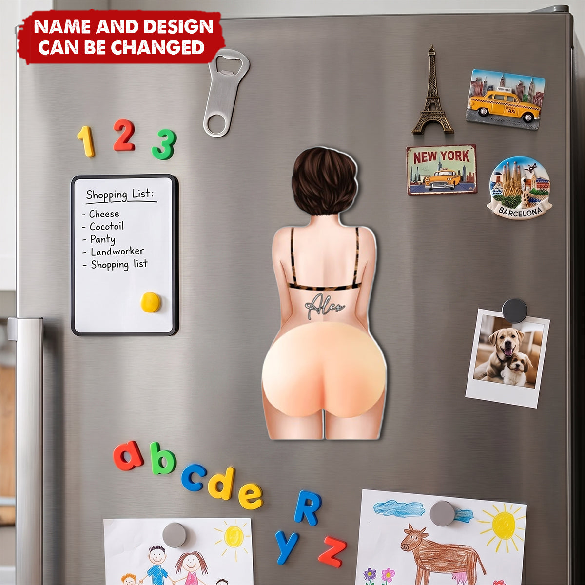 Big Butt Funny & Naughty - Personalized Fridge Magnet