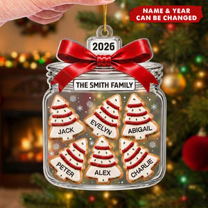 Custom Acrylic Ornament - Personalized Christmas Birthday Gifts For Mom, Dad, Brother, Sister - Sweet Holiday Traditions
