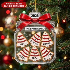Custom Acrylic Ornament - Personalized Christmas Birthday Gifts For Mom, Dad, Brother, Sister - Sweet Holiday Traditions