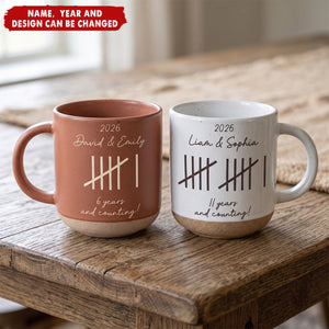 Custom Anniversary Wedding Gifts For Couple - Personalized Mug