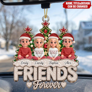 Custom Acrylic Ornament - Personalized Christmas Birthday Gifts For Family, Friends- Merry Times Together, Always