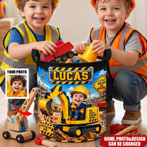Custom Photo Laundry Basket - Personalized Birthday Gifts For Kids - Built To Explore