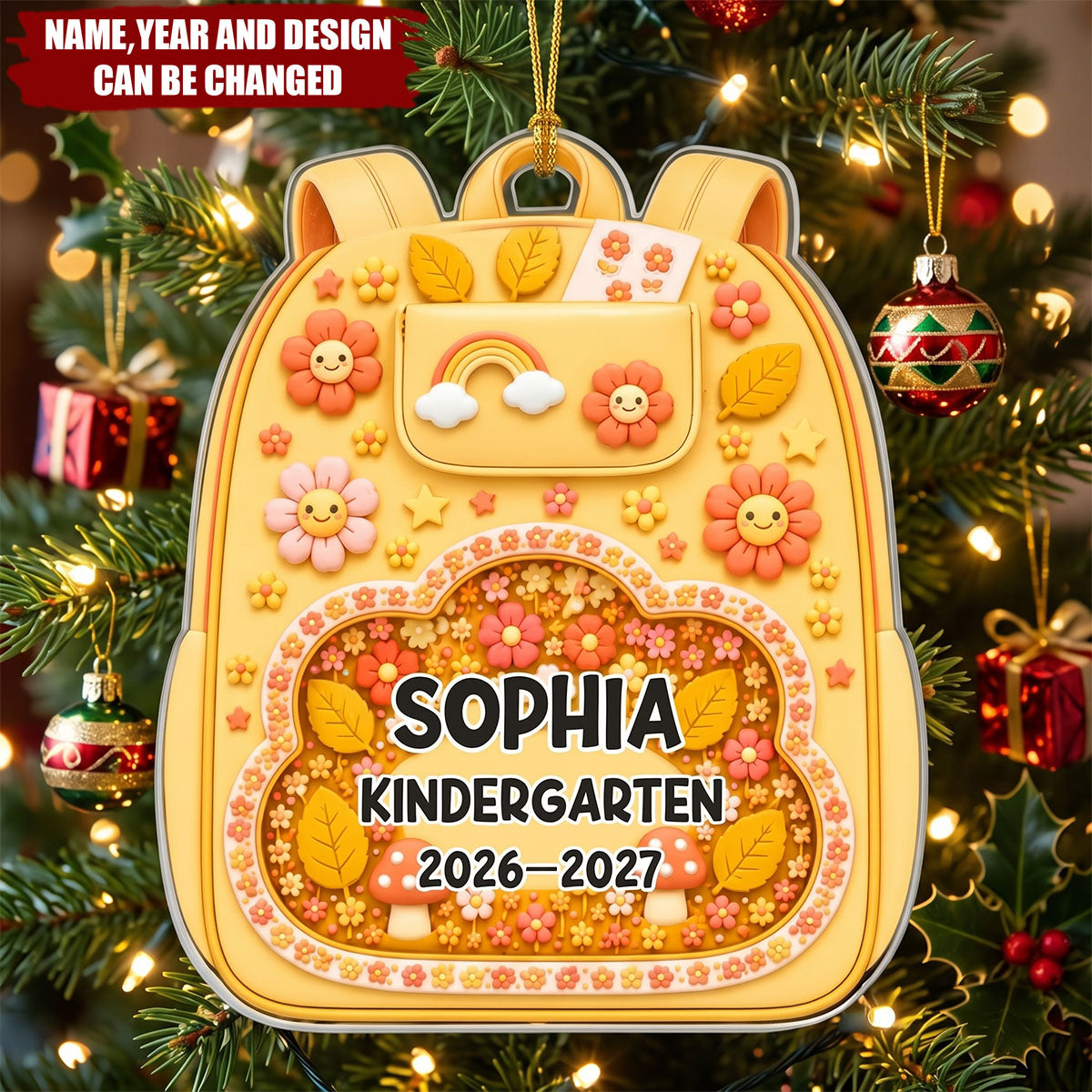 Custom Acrylic Ornament - Personalized Christmas Birthday Gifts For Kids - Learning With So Much Fun