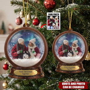 Custom Photo Family Together Christmas Gifts - Personalized Ornament