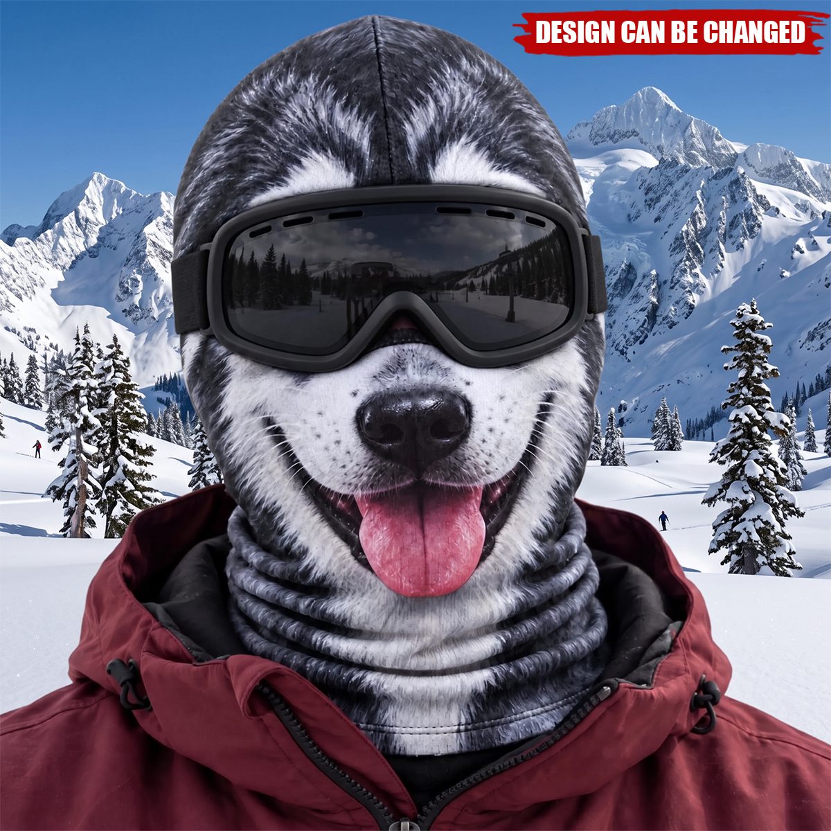 Custom Funny Ski Mask - Personalized Birthday Gifts For Ski Lovers - Ski Happens