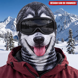 Custom Funny Ski Mask - Personalized Birthday Gifts For Ski Lovers - Ski Happens