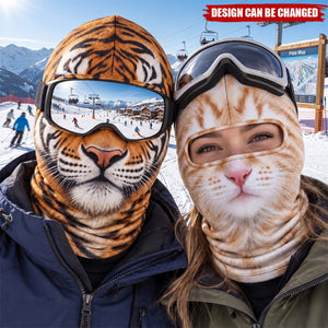 Custom Funny Ski Mask - Personalized Birthday Gifts For Ski Lovers - Ski Happens