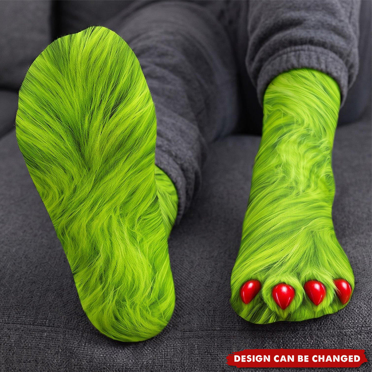 Funny Christmas Gag Gift For Friends Siblings Family - Personalized Christmas Character Feet Socks