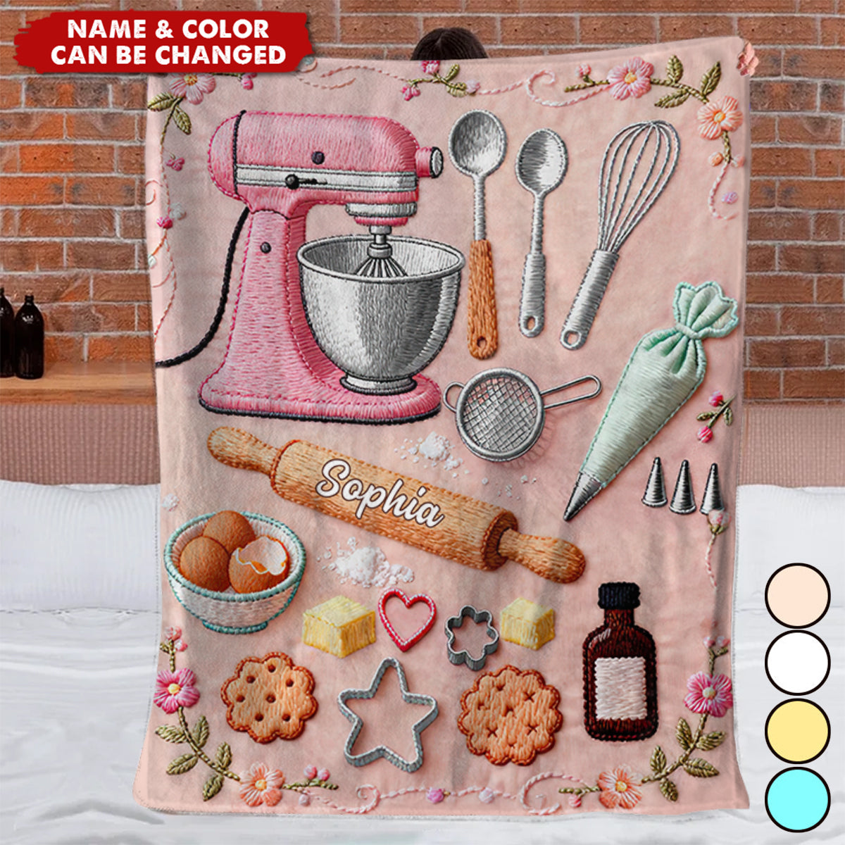 Love Baking - Personalized Baking Blanket