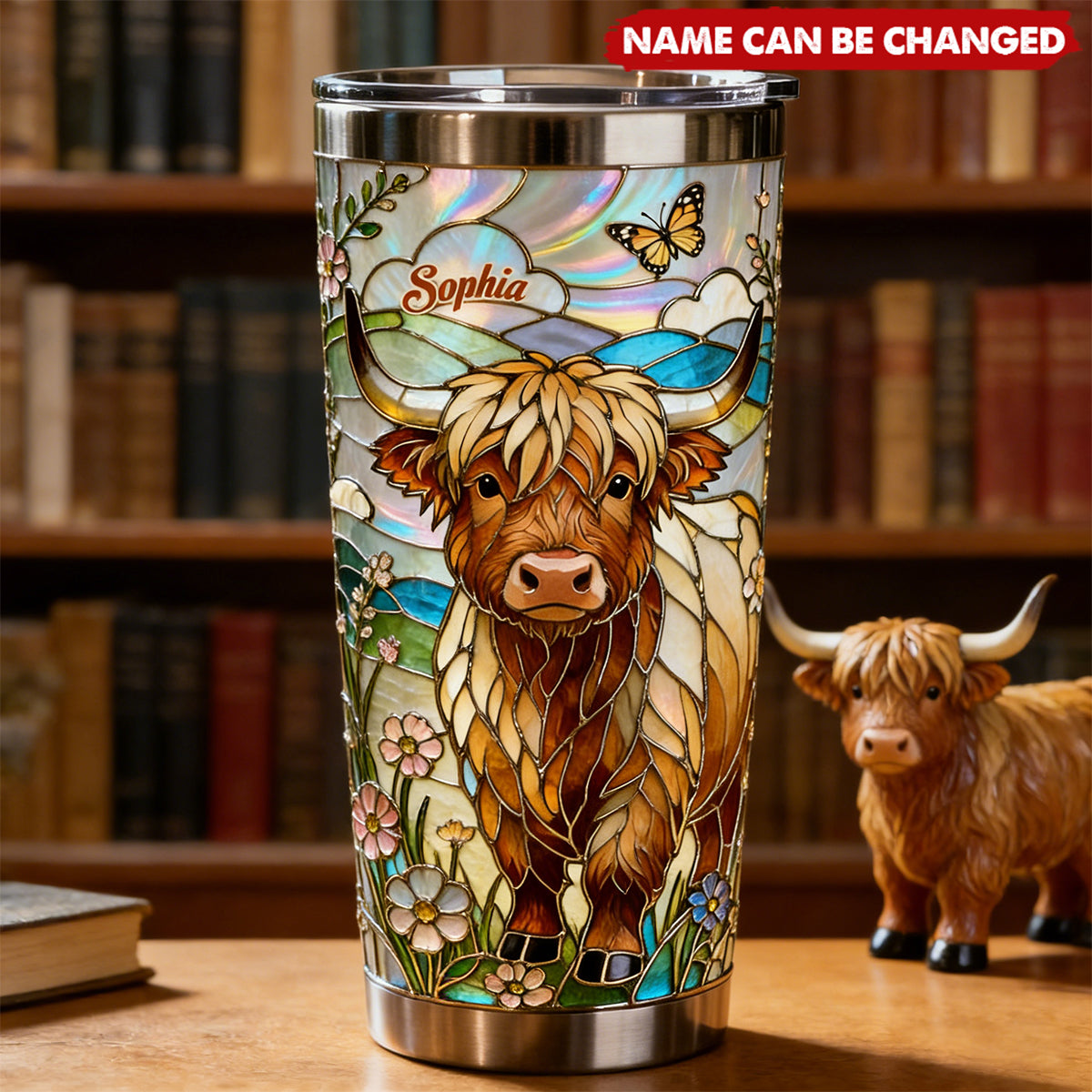 Love Highland Cows - Personalized Highland Cow Tumbler