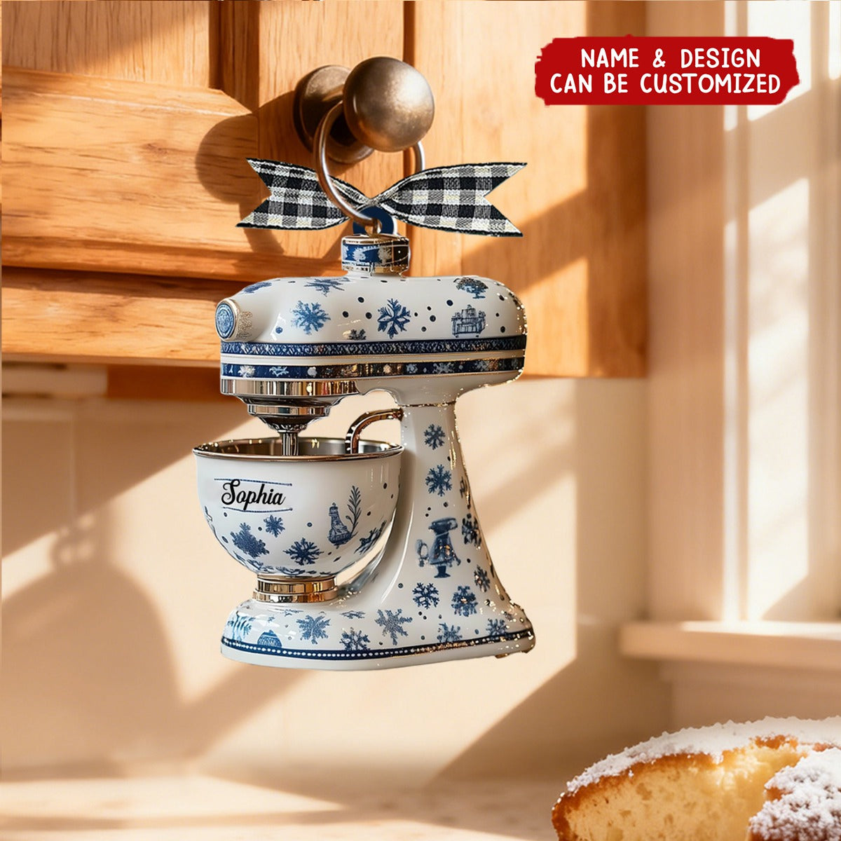 Baking Mixer - Personalized Acrylic Keychain, Gift For Bakers, Cooking Lovers