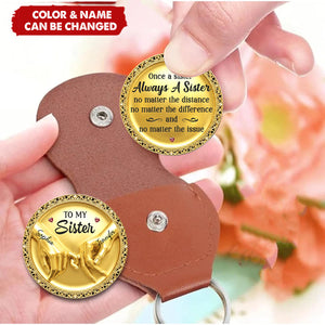 Custom Pocket Hug - Personalized Best Friend Birthday Gifts For Women, Besties, Sisters, BFF - Strong Souls Called Sisters