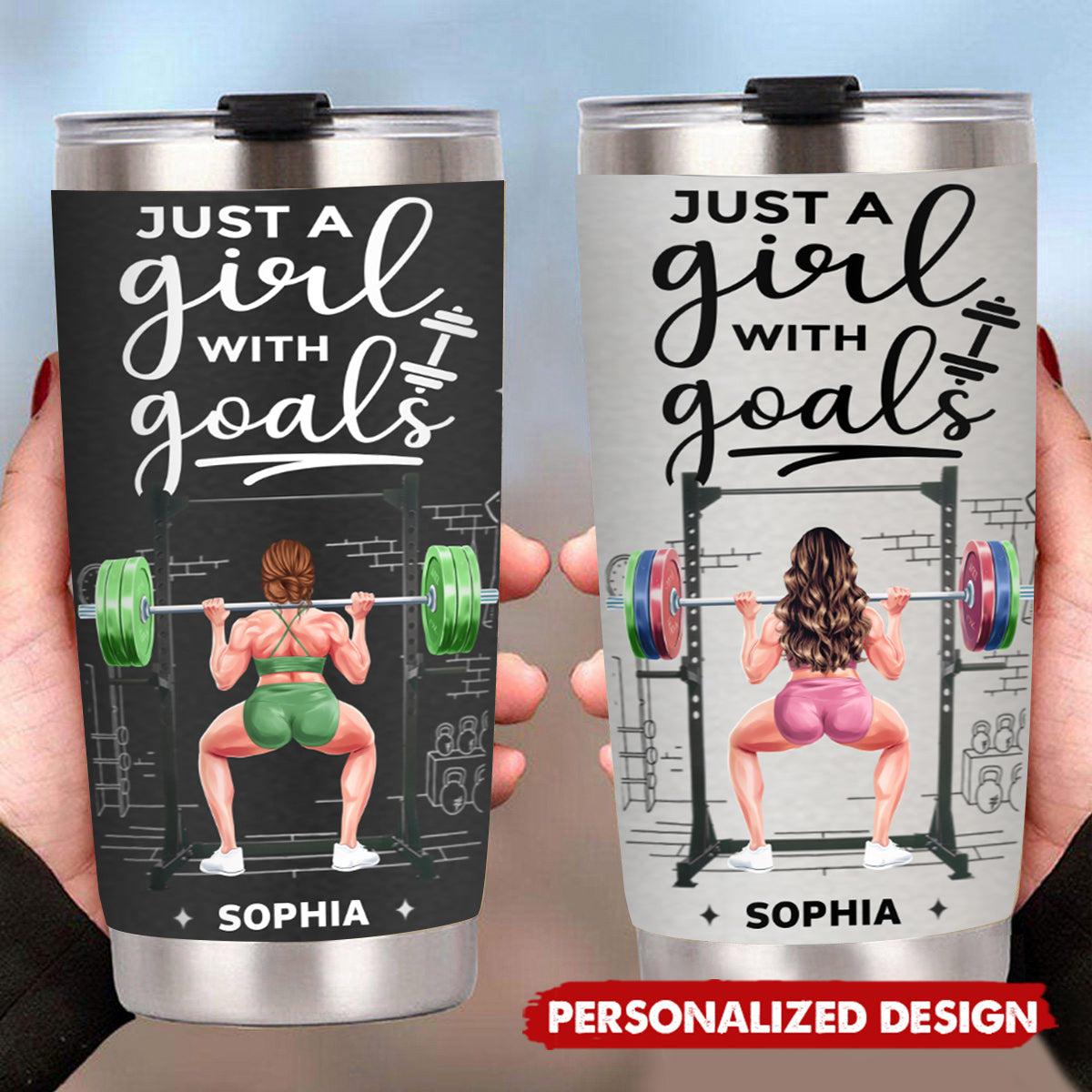 Fitness Workout Gym Motivational Gifts For Team, Her - Personalized Tumbler Cup