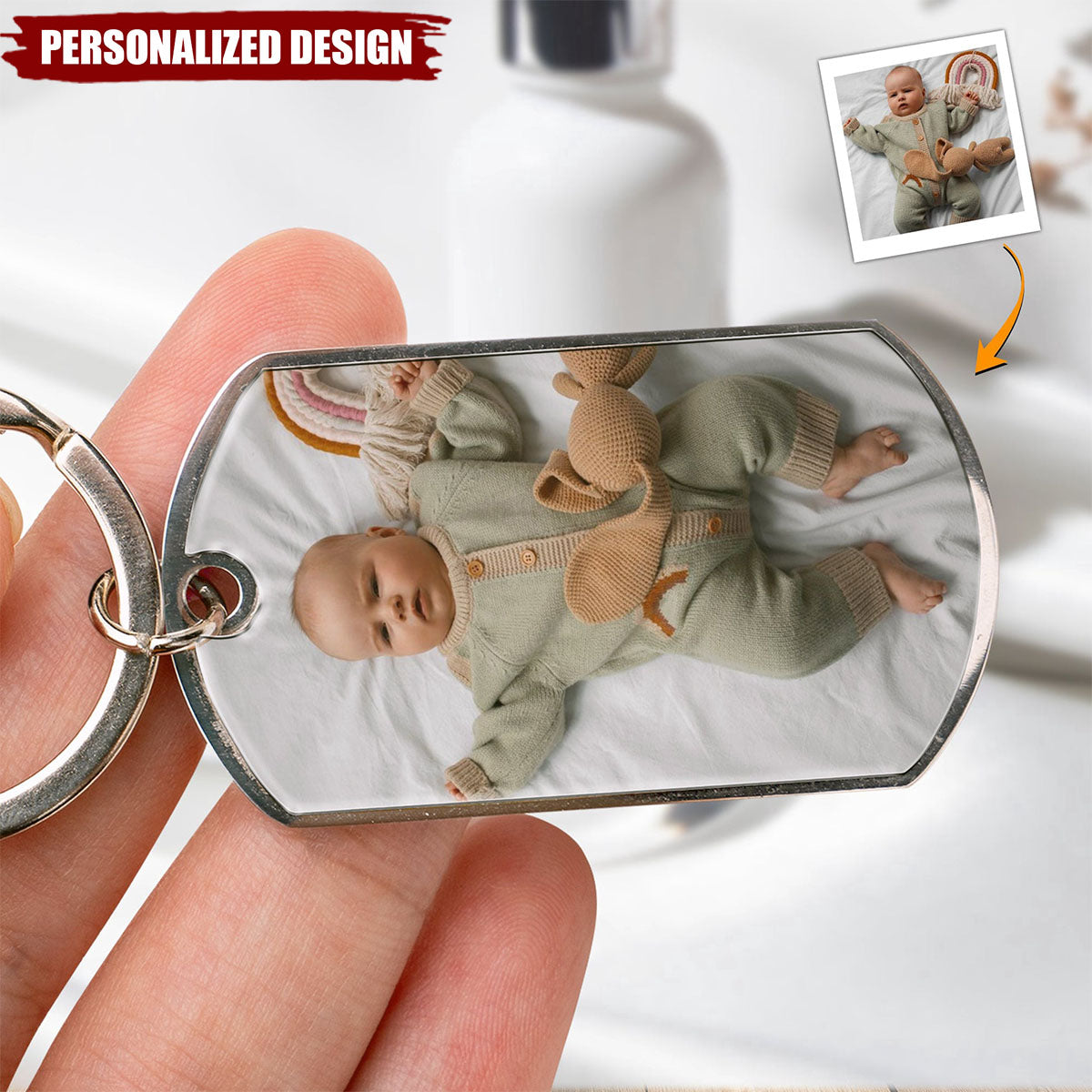 The Moment You Became My Dad Father's Day Gift For New Dad, Husband - Personalized Keychain