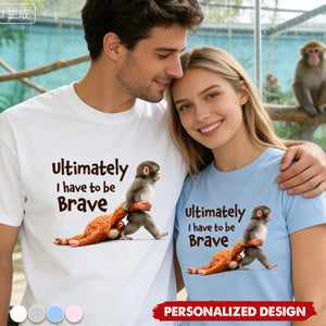 Monkey Punch Graphic - Personalized Viral Baby Monkey Shirt, Gifts For Animal Lover