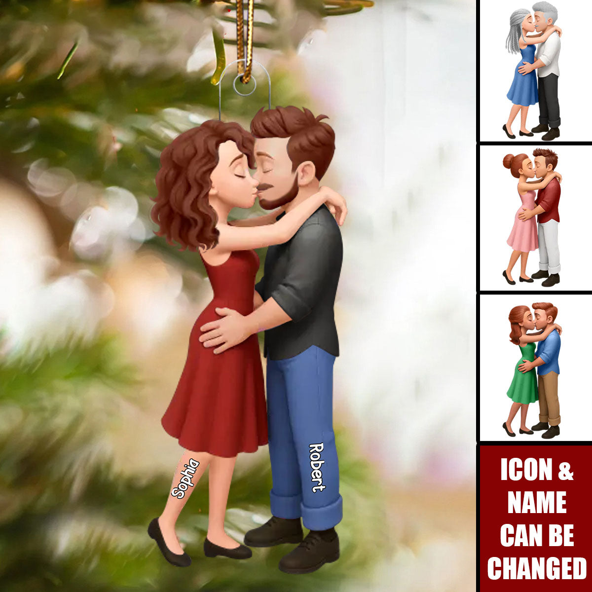 Together We Build Forever - Personalized Acrylic Ornament