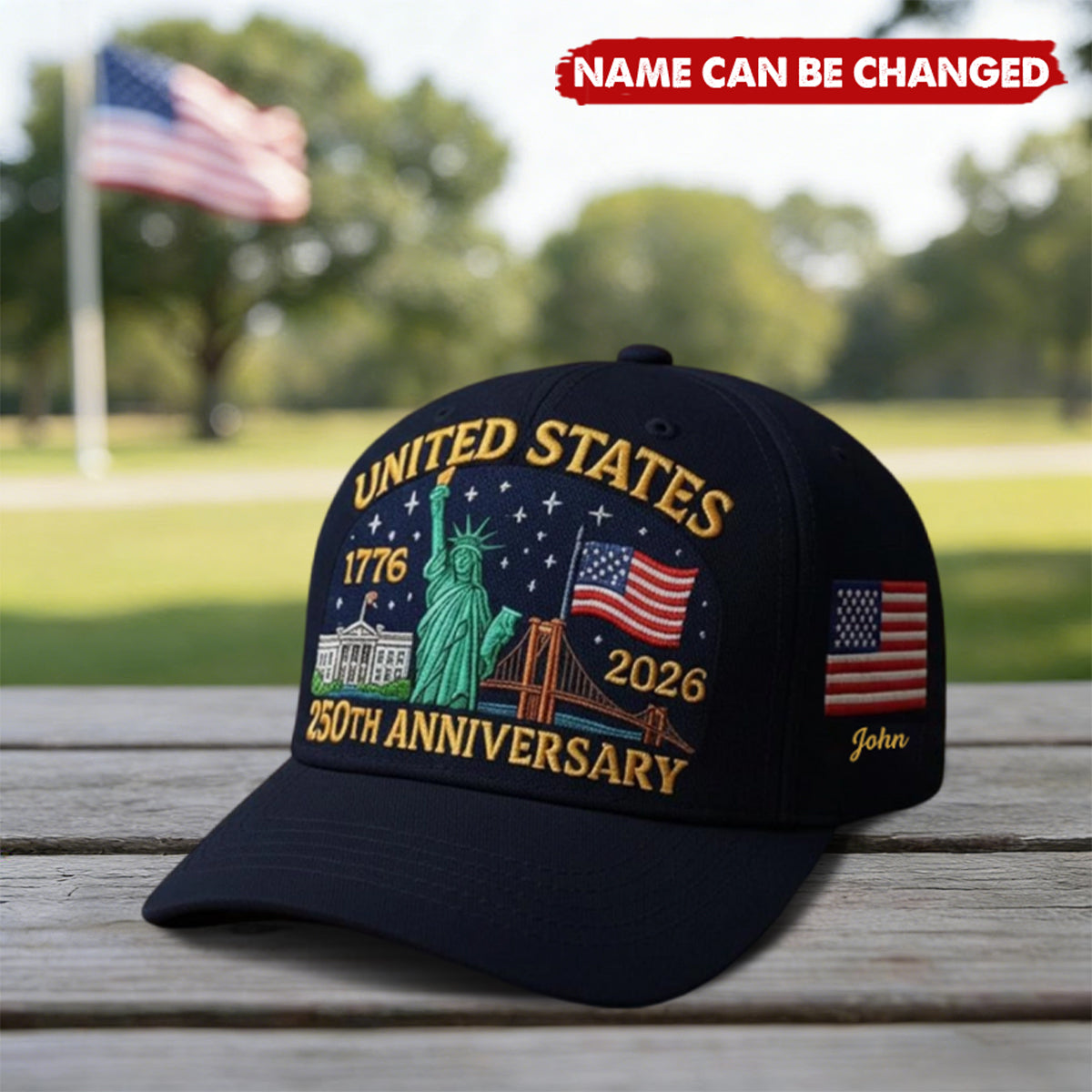 USA 250th Anniversary Eagle Baseball Cap, Patriotic Adjustable Hat, American Heritage 1776–2026 Unisex Gift, Gift For Dad