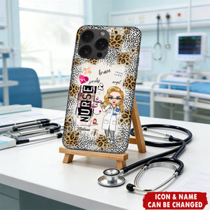 Personalized Phone Case - Birthday Gift, Appreciation Gift, Nurse Day Gift For Nurse - Nurse Life Scrub