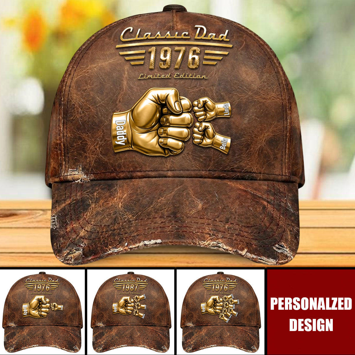 Personalized Classic Dad Limited Edition Cap-  Father's Day Gift For Dad, Grandpa