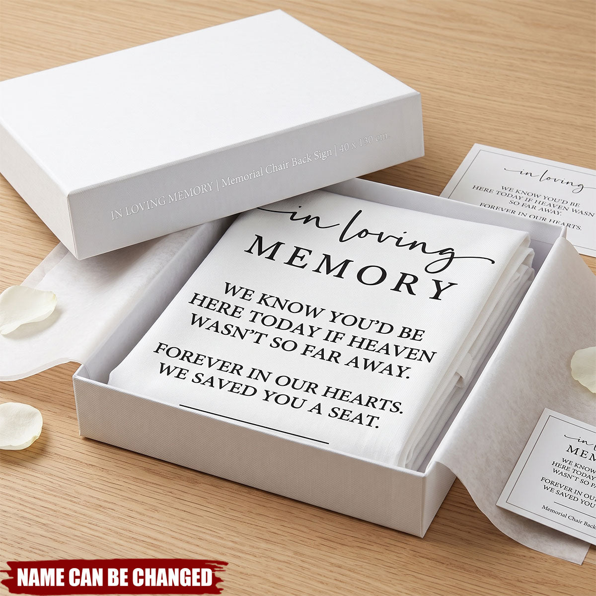 We Know You'd Be Here Today - Personalized Chair Sign