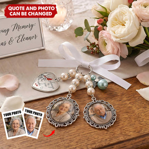 Custom Photo I'm Always With You Cardinal Bird - Personalized Photo Bouquet Charm