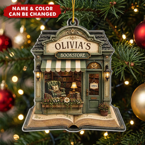 Custom Acrylic Ornament - Personalized Christmas Bookish Gifts For Book Lovers, Bookworms, Readers - Where Every Story Begins