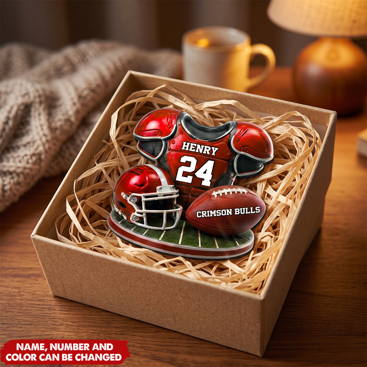 Custom America Football Magnetic Sheet - Personalized Birthday Gifts For America Football Lovers, Sports Lovers