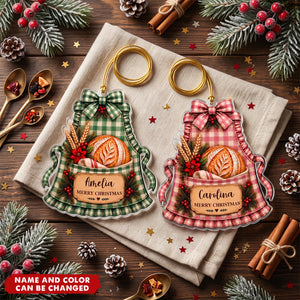 Sourdough Apron Christmas Ornament Gift For Sourdough Lovers Baking Lovers - Personalized Ornament