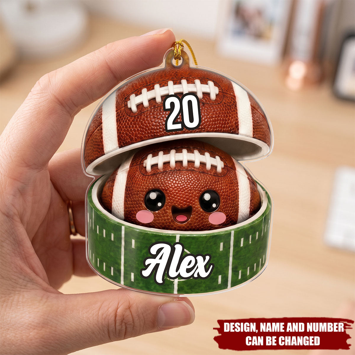 Cute Dumplings For Baseball, Softball, Soccer, Football, Basketball, Hockey Lover - Personalized Ornament