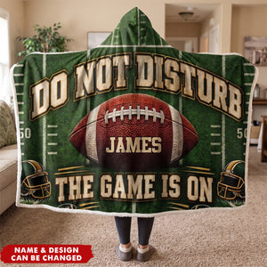 Do Not Disturb Game Is On Gift For Baseball, Softball, Soccer, Football, Basketball, Hockey Lover - Personalized Blanket